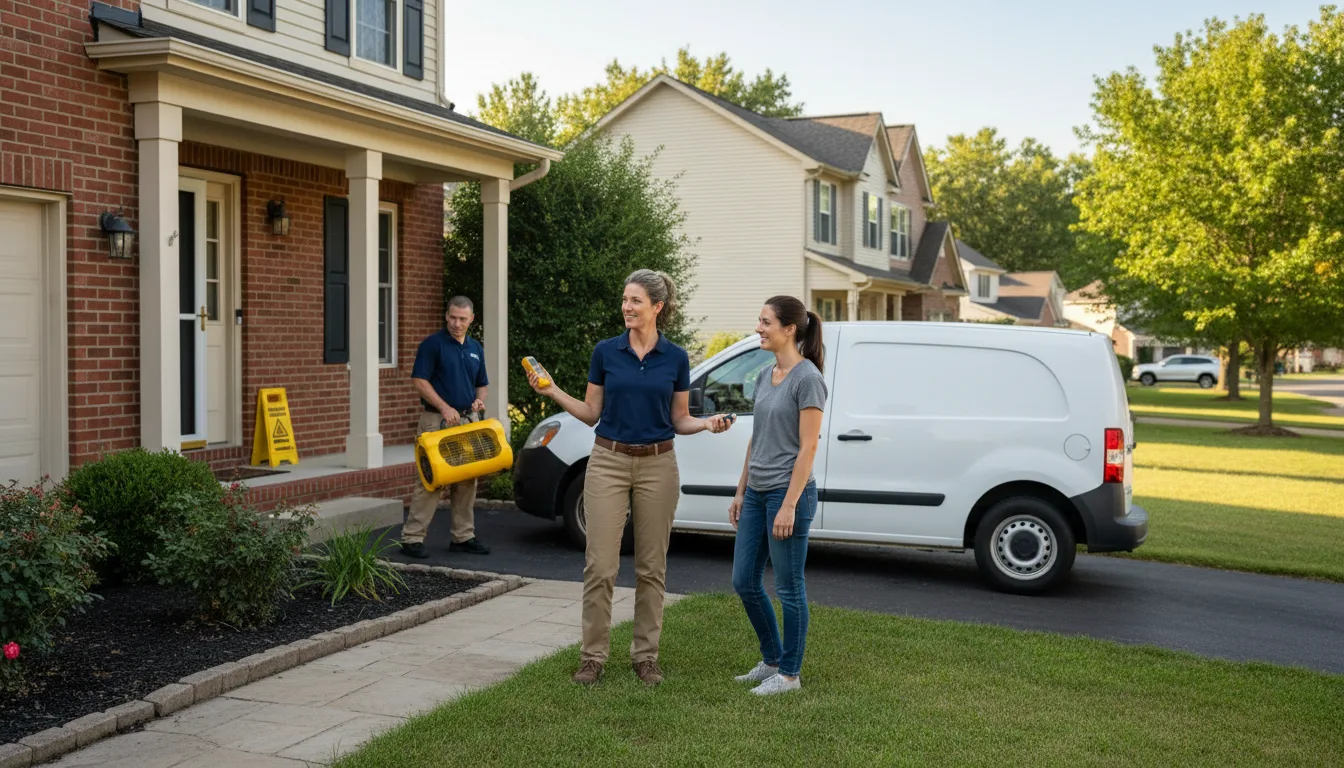 Water restoration image for Dehumidification And Cleanup Services in Clarksville, NY